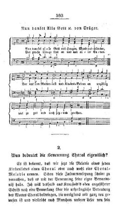 Was bedeutet die Benennung Choral eigentlich?
