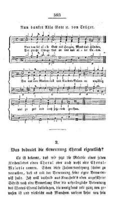 Was bedeutet die Benennung Choral eigentlich?