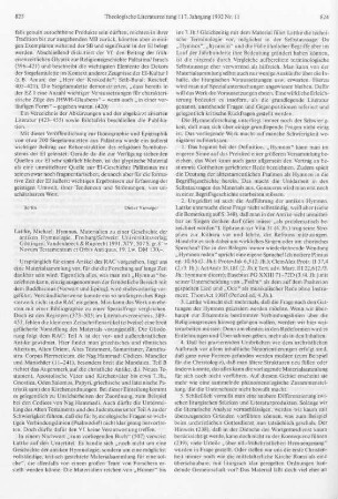 823-825 [Rezension] Lattke, Michael, Hymnus