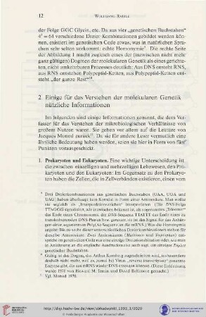 2 Einige wichtige Informationen zur molekularen Genetik