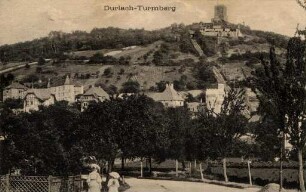 Postkartenalbum mit Motiven von Durlach. "Durlach-Turmberg"