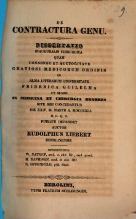 De contractura genu