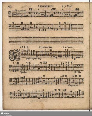 XXIII. Friede sey mit euch