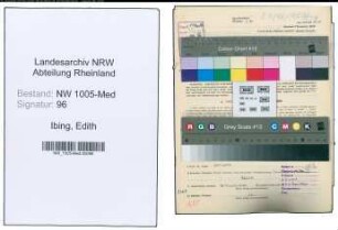 Entnazifizierung Edith Ibing , geb. 15.05.1912 (Apotheker)