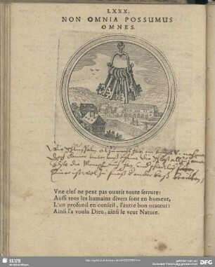 LXXX. Non Omnia Possumus Omnes