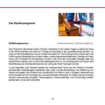 Das Studienprogramm