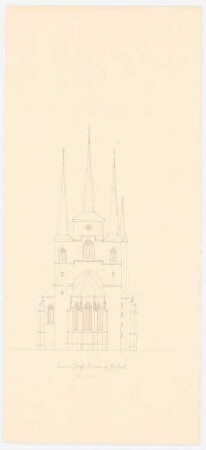 St. Severi, Erfurt: Hauptansicht