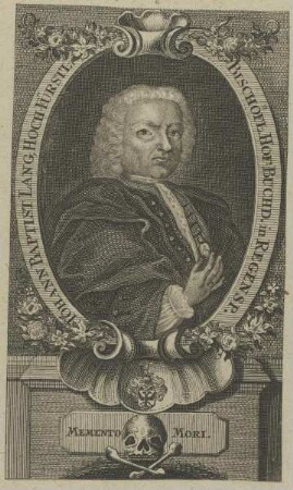 Bildnis des Iohann Baptist Lang