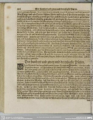 Der hundert und zwey und dreyßigste Psalm