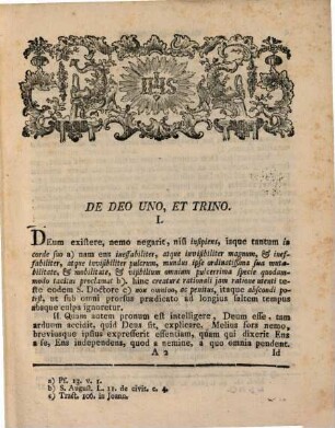 Positiones Ex Universa Theologia Tam Dogmatica Quam Scholastica