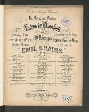 H. 4: Übungen in Terzen : No. 32 - 39