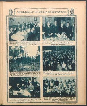 Actualidades de la Capital y de las Provincias - [Fotografías]