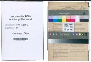 Entnazifizierung Otto Cohausz , geb. 17.04.1903 (Staatsanwalt)