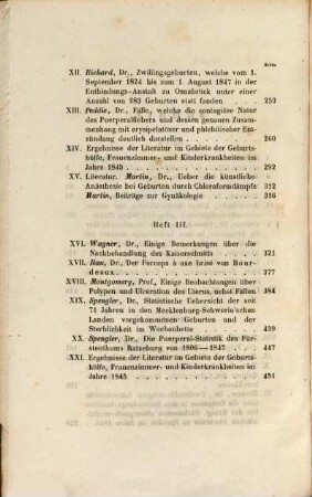 Neue Zeitschrift für Geburtskunde. 25,3. 1848