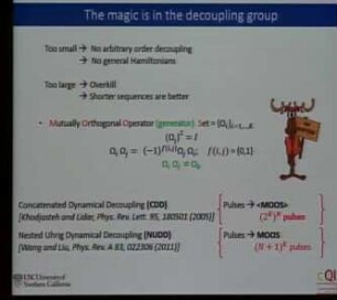 Dynamical decoupling of encoded information