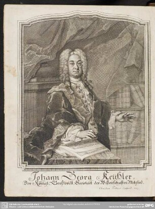 Johann Georg Keyßler, Der Königl. Großbritt. Societaet der Wißenschaften Mitglied