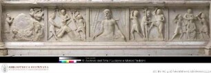 Altar mit Kreuzigung und Passionsszenen, Predella mit Passionsszenen