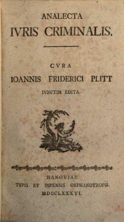 Analecta iuris criminalis