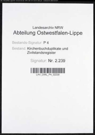Kirchenbuchduplikate der katholischen Gemeinde (G 1779-1807). (Gemeinde: Altengeseke, katholische Gemeinde)