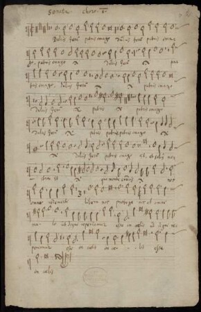 1. Chor: Altus (vokal). Tenor 1-3 (instr.). Bassus (instr.). Violin (Viola). Cornetto.