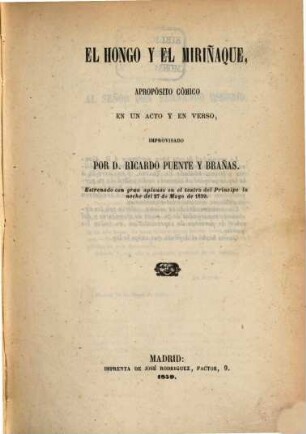 El Hongo y el miriñaque