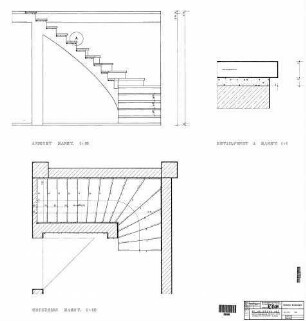 Heilbronn Hbf: Neubau Basa - Umbau Kellertreppe (Altbau) Empfangsgeb. Basagebäude