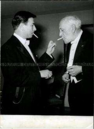 Ernest Ansermet und Nathan Milstein bei den Luzerner Musikfestwochen