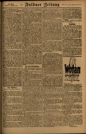 Zweite Ausgabe vom Freitag, den 05. Dezember 1919.