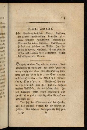 113-125, Sechste Aufgabe.