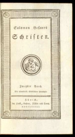 Bd. 2: Sal. Geßners Schriften