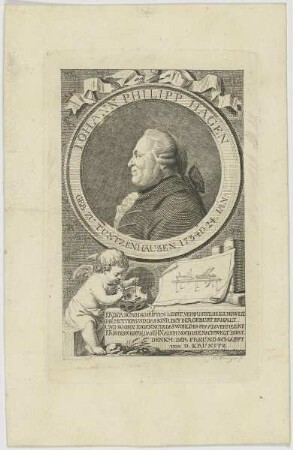Bildnis des Iohann Philipp Hagen