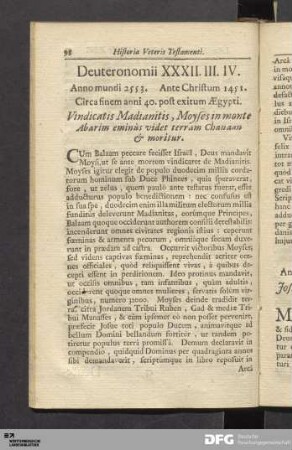 Liber Deuteronomii.