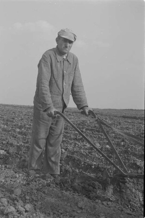 Landwirt mit Pflug : Ratar z płuhom