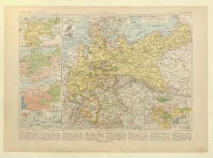 Allemagne. Carte politique