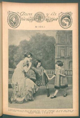 Modas - [Ilustración] : Para la niña y la mujer