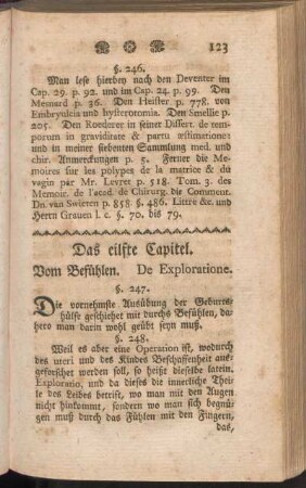 Das eilfte Capitel. Vom Befühlen