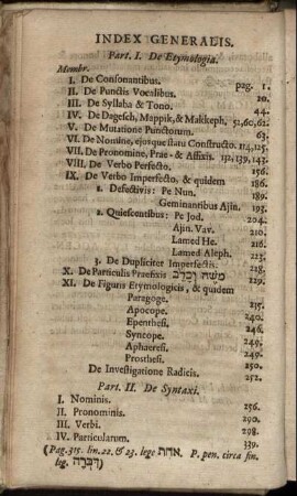 Index Generalis.