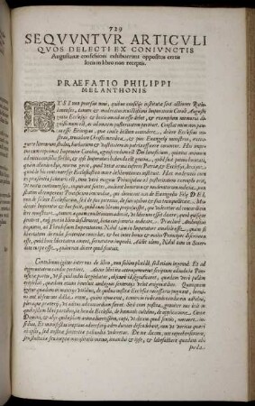 Praefatio Philippi Melanthonis.