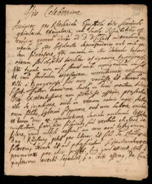Brief von Johann Jakob Waldschmidt an Johann Dolaeus