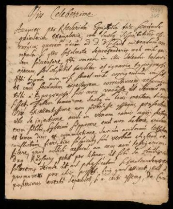 Brief von Johann Jakob Waldschmidt an Johann Dolaeus