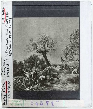 Paulus Potter: Frühjahr. Utrecht, Sammlung Vlissingen