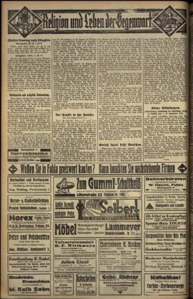 Zweite Ausgabe vom Sonntag, den 13. Juli 1930.