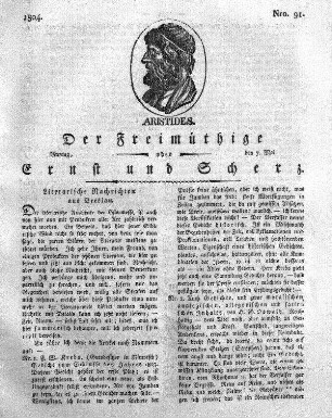 Nro. 91., Montag den 7. Mai