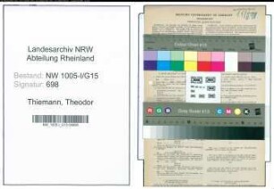 Entnazifizierung Theodor Thiemann , geb. 14.04.1906 (Bankbeamter)
