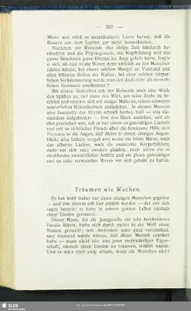 Träumen wie Wachen