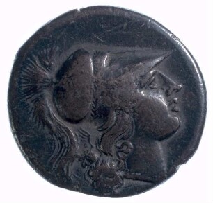 Münze, Didrachme, Mitte 3. Jahrhundert v. Chr.
