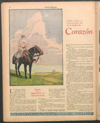 Corazón : Los cuentos gauchos de "Mundo Argentino"