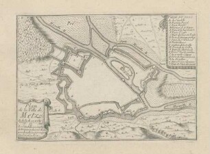 Plan de la Ville de Metz