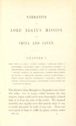 Chapter I. First view of Japan ...