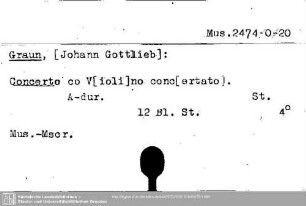 Graun, Johann Gottlieb